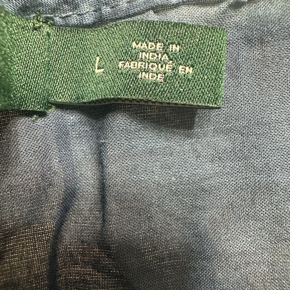 NWT Ralph Lauren, L, Navy Lace blouse - Picture 6 of 6